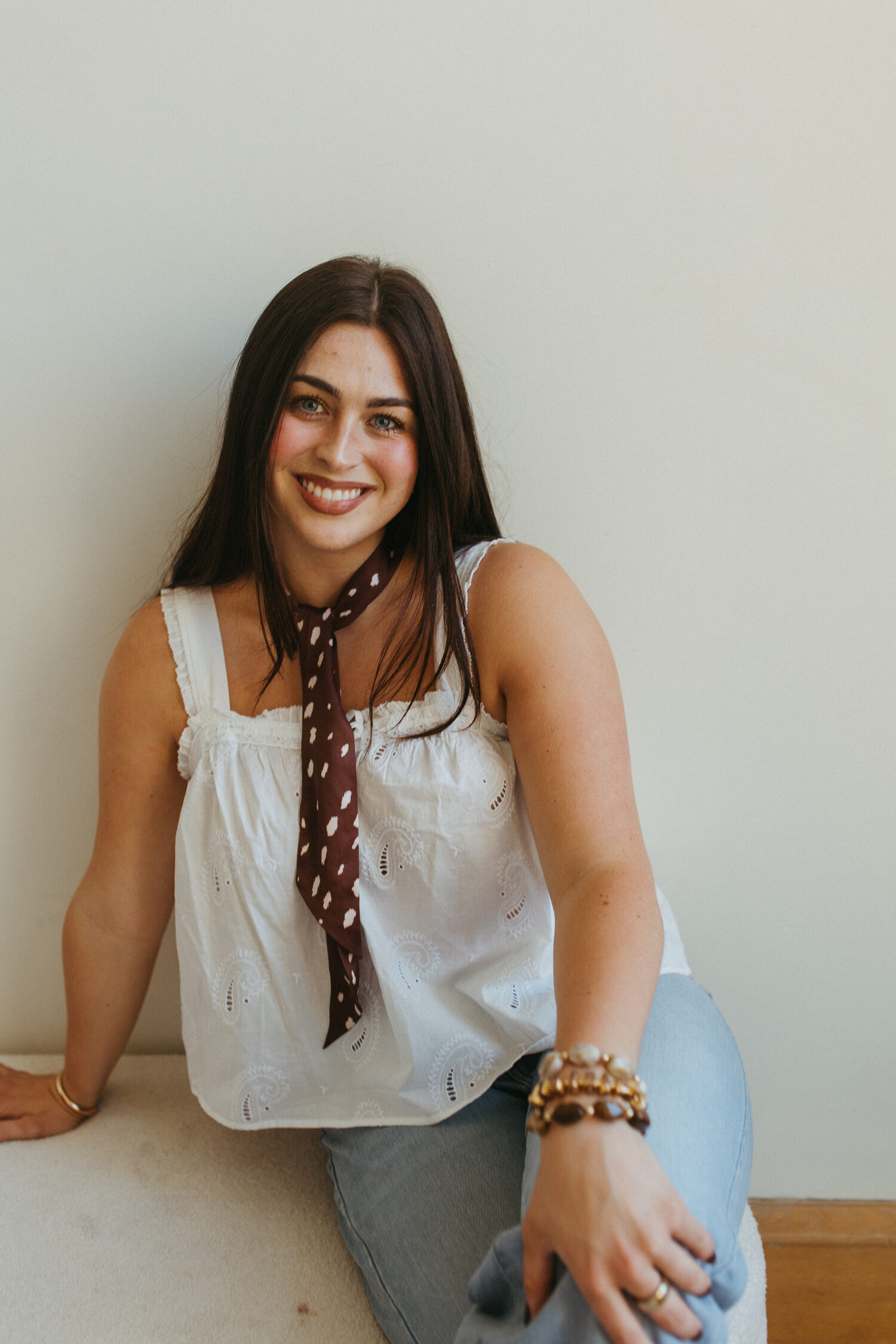 Morgan Bartow, founder of Mosie Kate Kollective, smiling